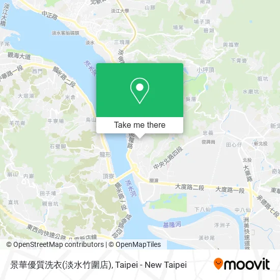 景華優質洗衣(淡水竹圍店) map