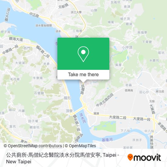 公共廁所-馬偕紀念醫院淡水分院馬偕安寧 map