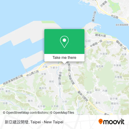 新亞建設開發 map
