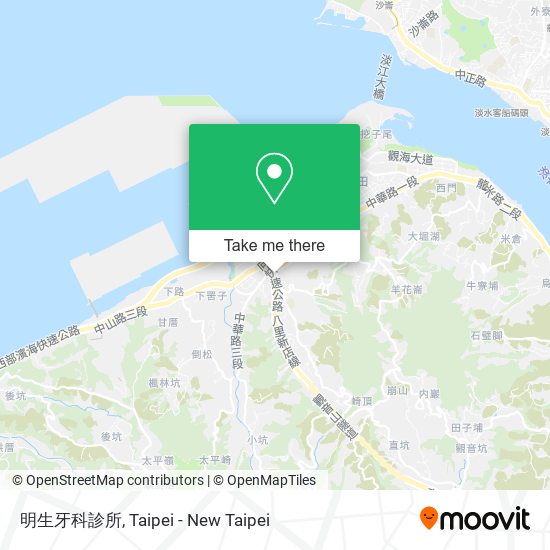 明生牙科診所地圖