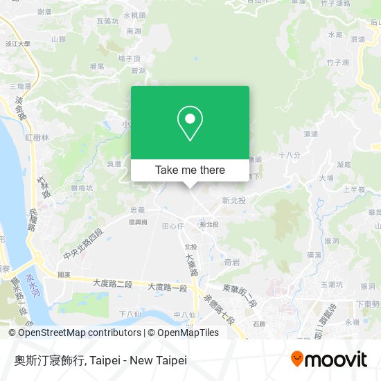 奧斯汀寢飾行地圖