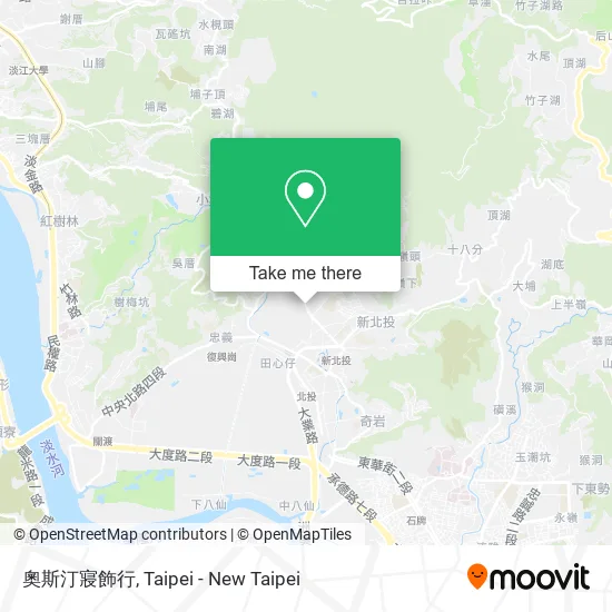 奧斯汀寢飾行地圖