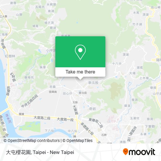 大屯櫻花園 map