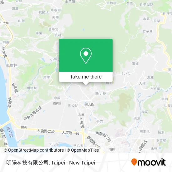 明陽科技有限公司地圖