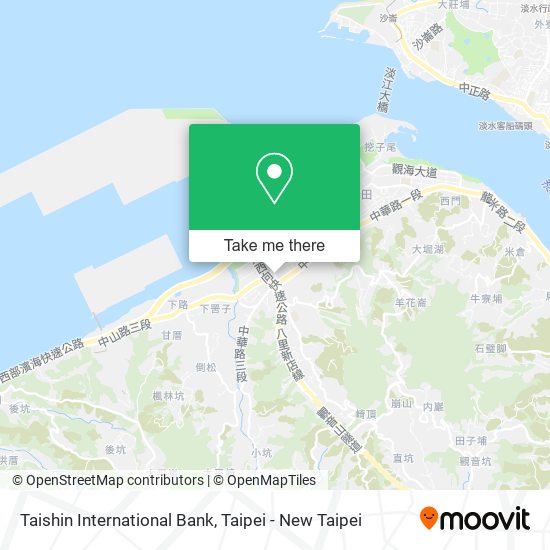 Taishin International Bank map