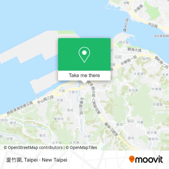 廈竹圍 map