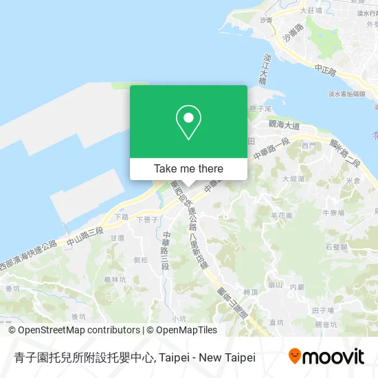 青子園托兒所附設托嬰中心地圖