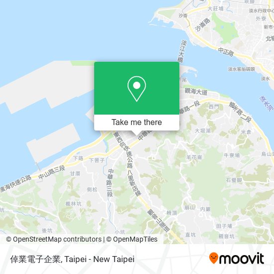 倬業電子企業 map
