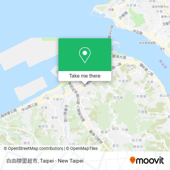 自由聯盟超市地圖