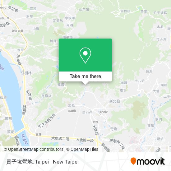 貴子坑營地地圖