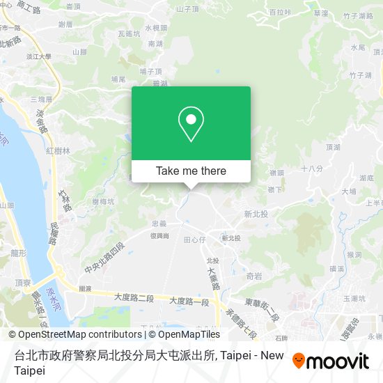 台北市政府警察局北投分局大屯派出所 map