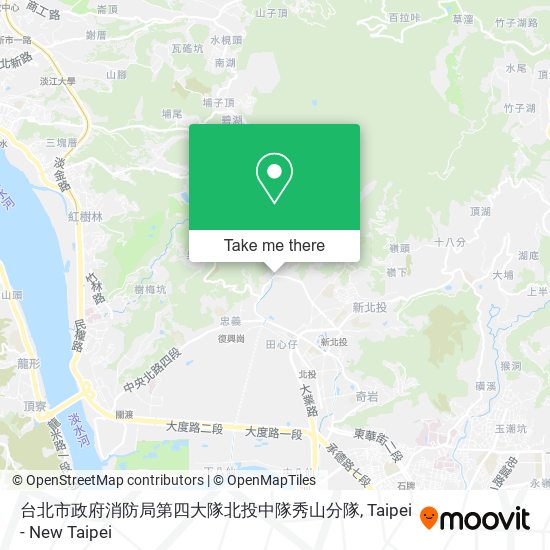 台北市政府消防局第四大隊北投中隊秀山分隊 map