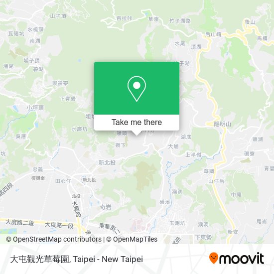 大屯觀光草莓園 map