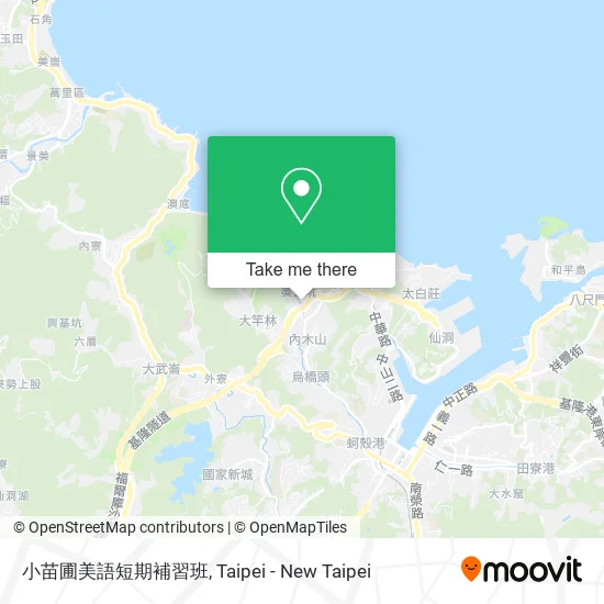 小苗圃美語短期補習班地圖