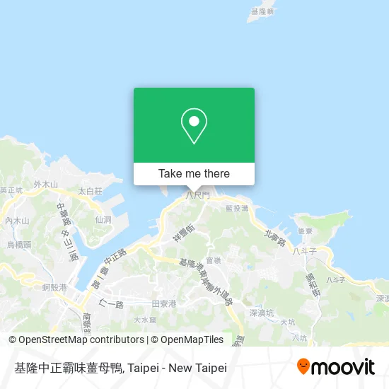 基隆中正霸味薑母鴨地圖