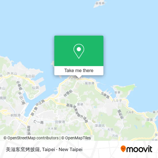 美滋客窯烤披薩 map