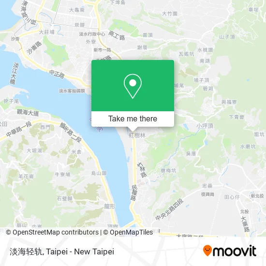 淡海轻轨地圖