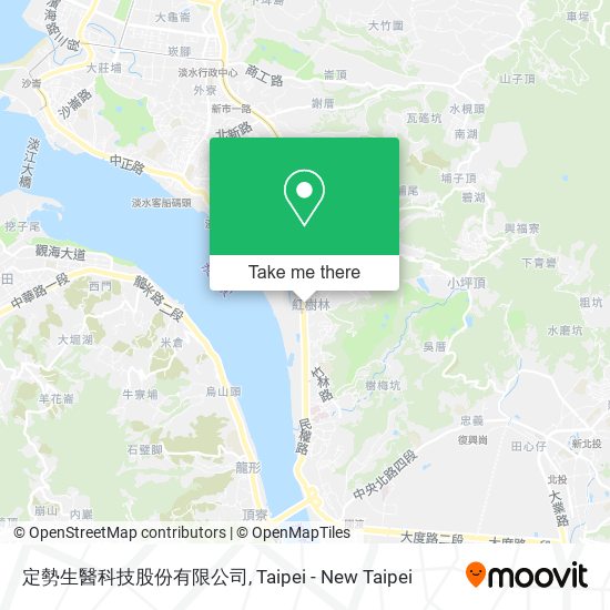 定勢生醫科技股份有限公司 map