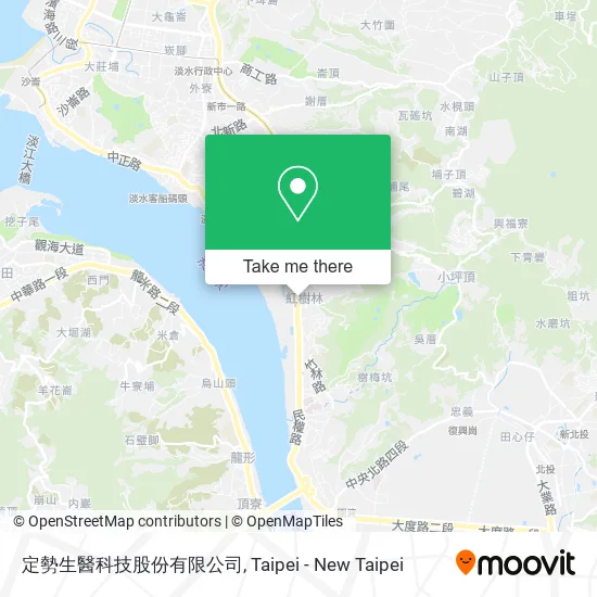 定勢生醫科技股份有限公司地圖