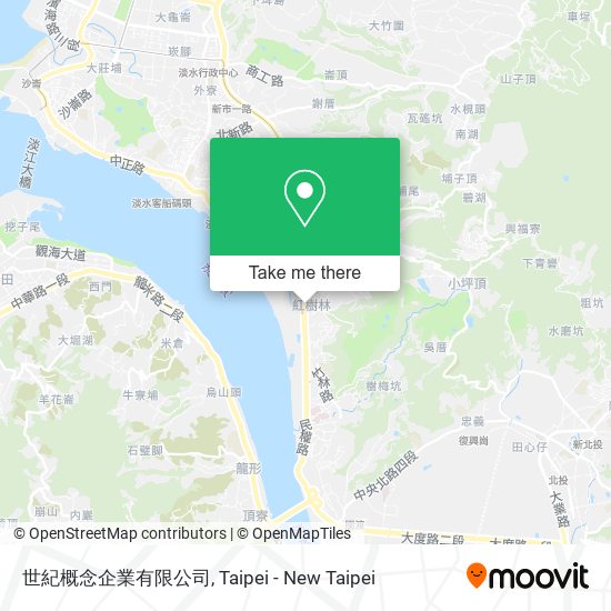 世紀概念企業有限公司地圖