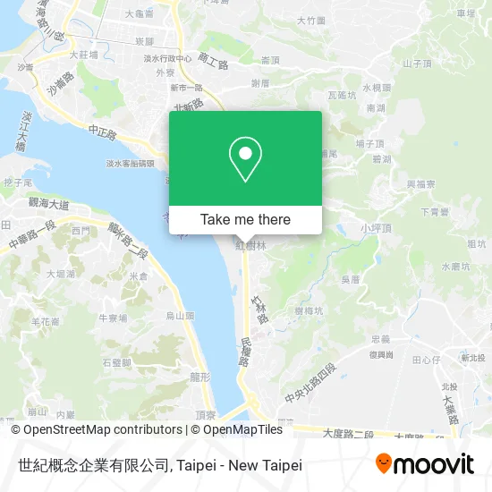 世紀概念企業有限公司地圖