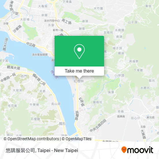 悠購服裝公司 map