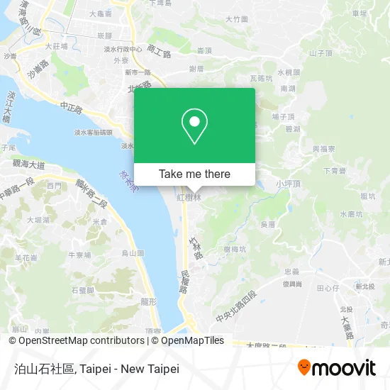 泊山石社區 map