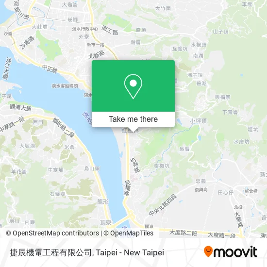 捷辰機電工程有限公司地圖