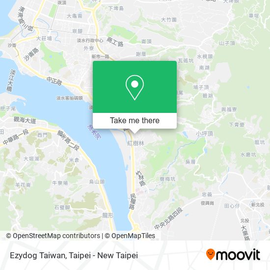 Ezydog Taiwan map