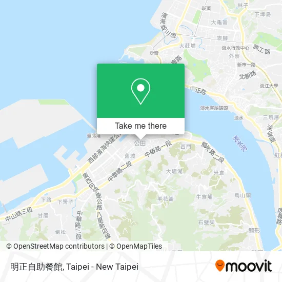 明正自助餐館 map