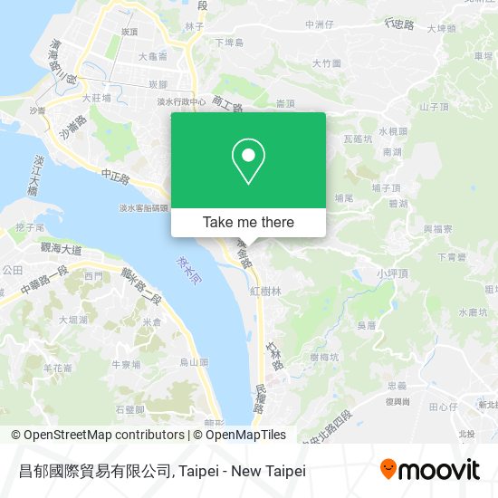 昌郁國際貿易有限公司 map