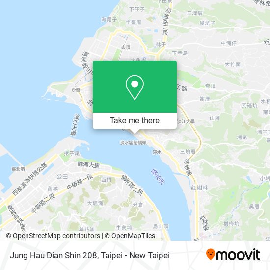 Jung Hau Dian Shin 208 map