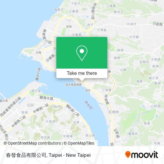 春發食品有限公司 map