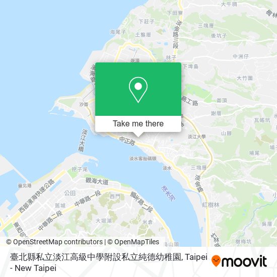 臺北縣私立淡江高級中學附設私立純德幼稚園地圖