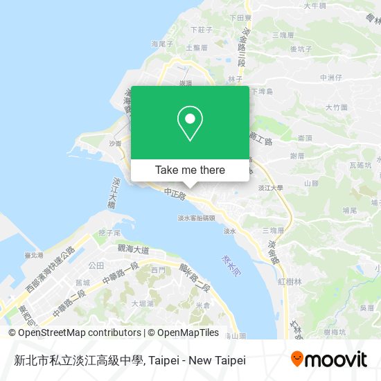 新北市私立淡江高級中學 map