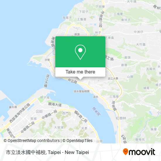 市立淡水國中補校 map