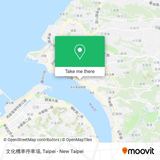 文化機車停車場 map