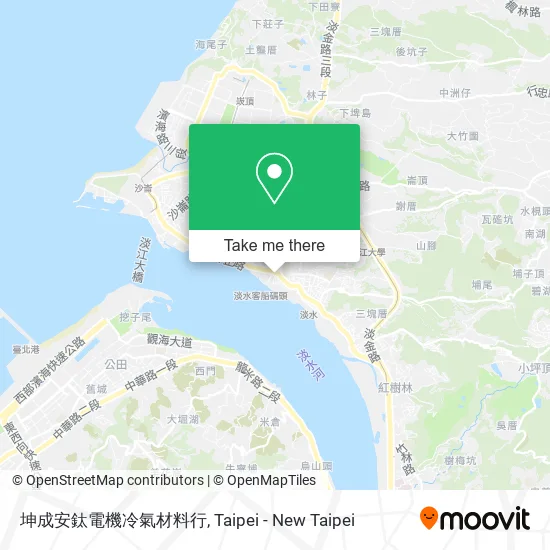 坤成安鈦電機冷氣材料行地圖