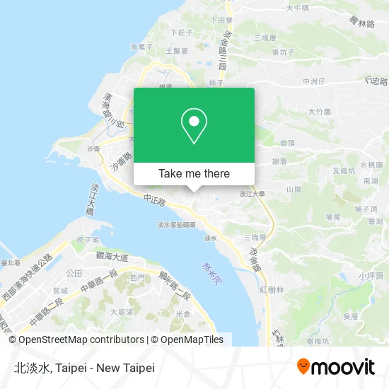 北淡水 map