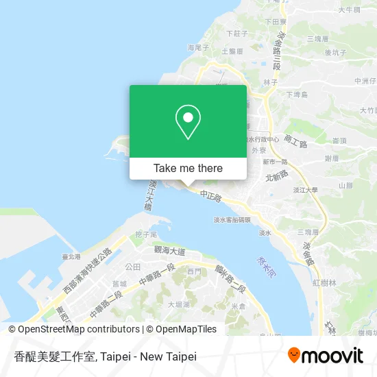 香醍美髮工作室地圖