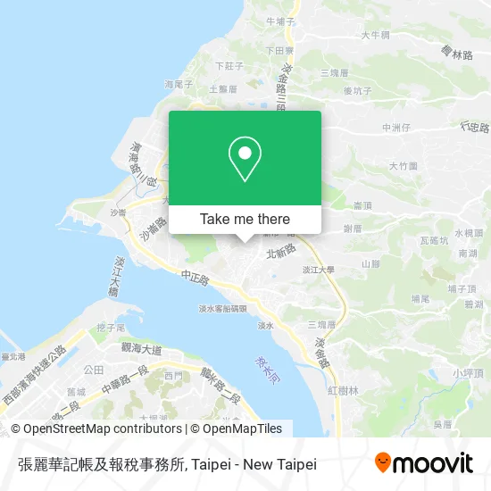 張麗華記帳及報稅事務所地圖