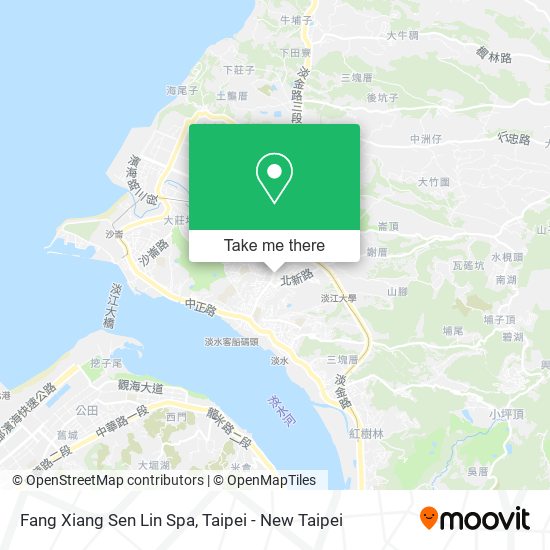 Fang Xiang Sen Lin Spa map