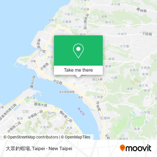 大眾釣蝦場 map