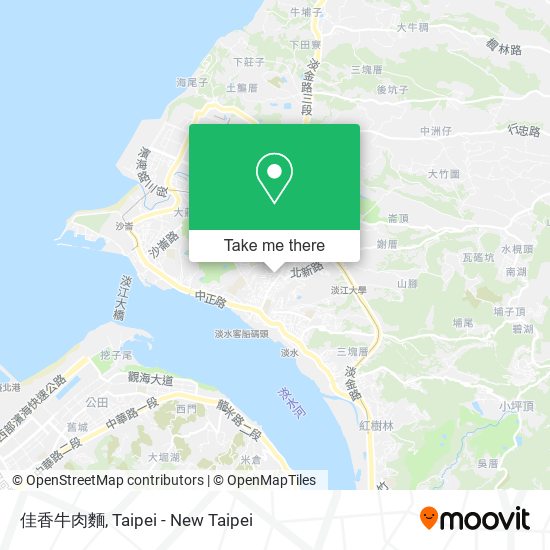 佳香牛肉麵 map