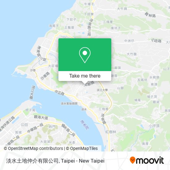 淡水土地仲介有限公司 map