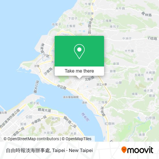 自由時報淡海辦事處 map