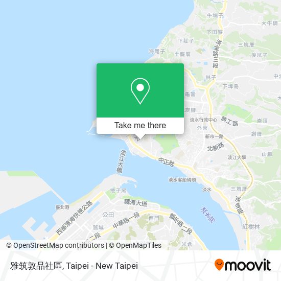 雅筑敦品社區 map