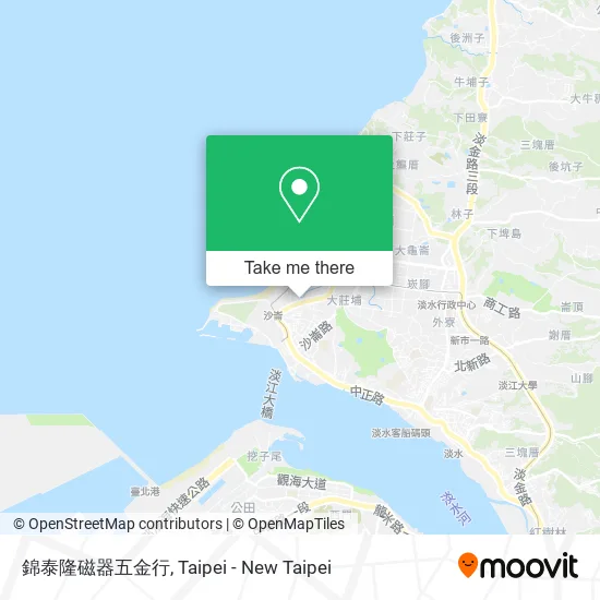 錦泰隆磁器五金行地圖