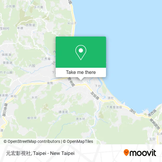 元宏影視社 map
