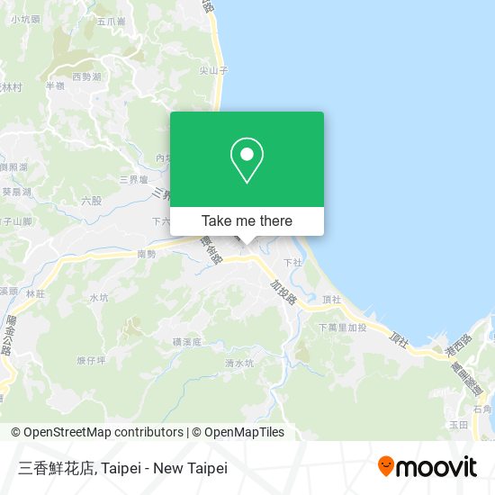 三香鮮花店 map
